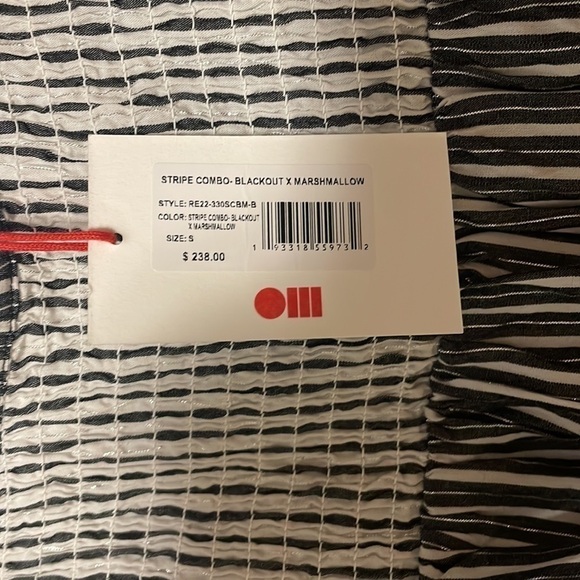 NWT SOLID & STRIPEDTHE PARKER Dress Combo- Blackout X Marshmallow Size S - Picture 5 of 9